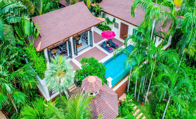 Tropical residence on the coast of Thailand